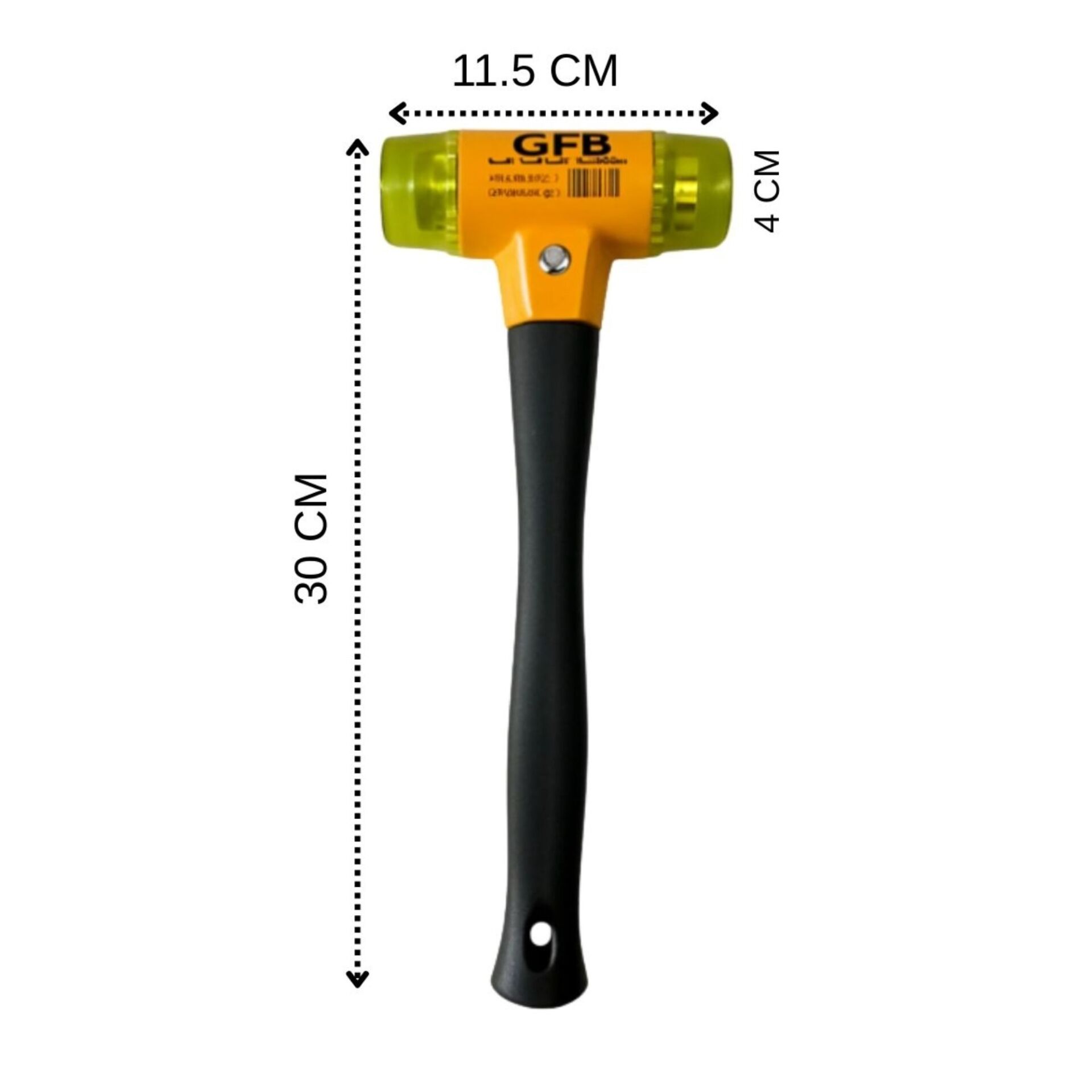 Gfb Fiber Saplı Vidalı Tokmak 40 Cm