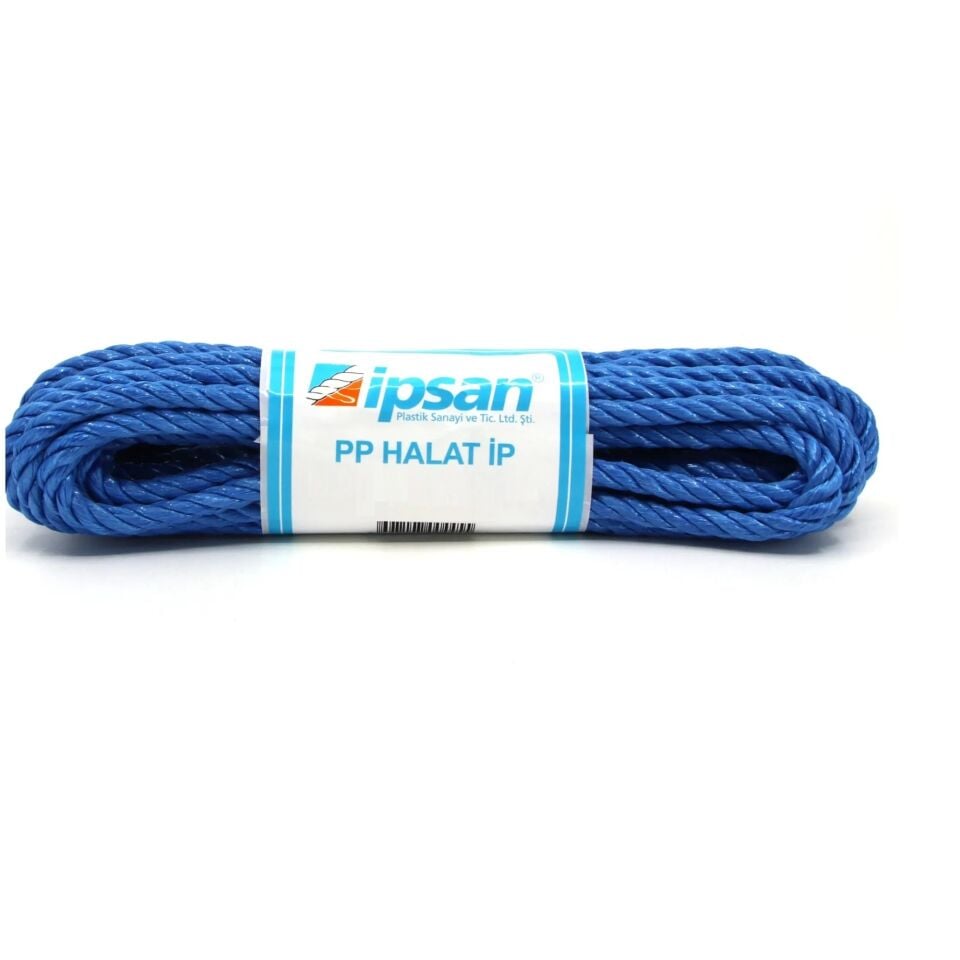 İpsan Pp Halat Beyaz/mavi/yeşil 8 Mm 20 Mt Pp0820