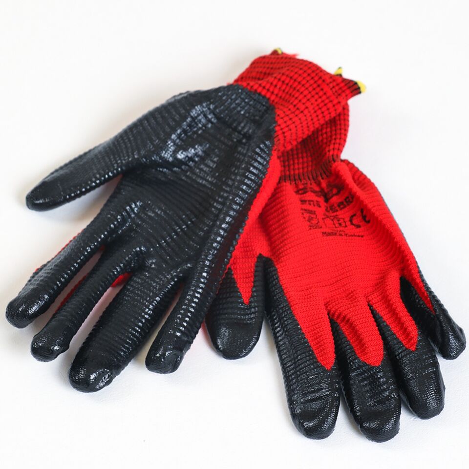 Beybi Pn5 Zebra Eldiven Kırmızı-siyah No: 9