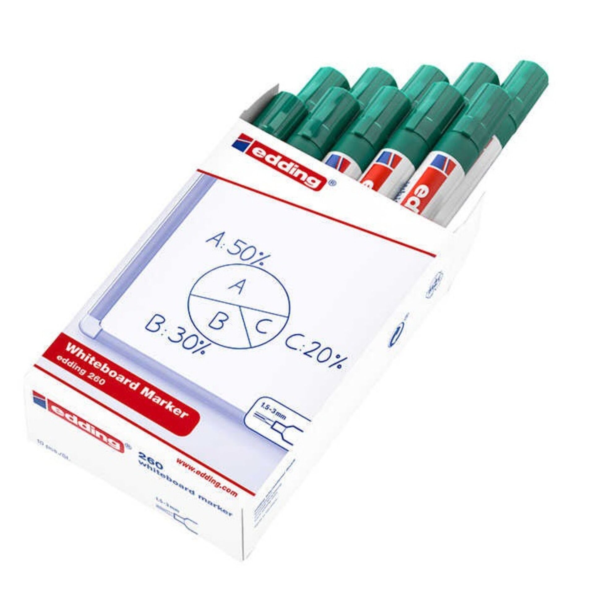 Edding 260 Yazı Tahtası Kalemi Yeşil