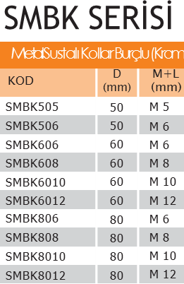 SMBK8010 Metal Sustalı Kol