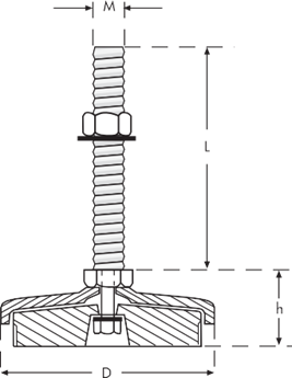 SL1001410 Saç Kauçuk Makina Ayağı 14x100