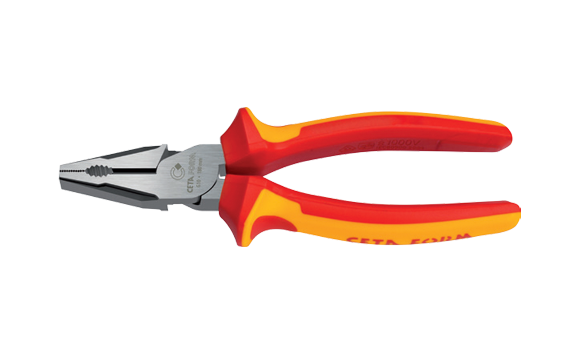 Ceta Form 180 mm 1000V Kombine Pense - Polisajlı  (VDE) - G10-48-0180