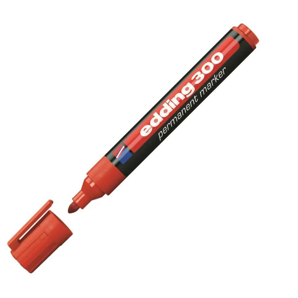 Edding 300 Koli Kalemi Kırmızı