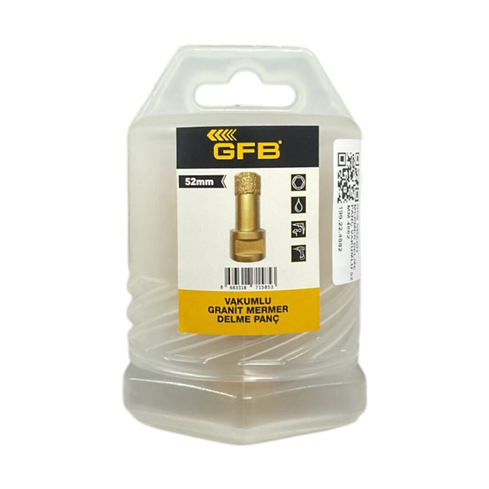 Gfb Granit Mermer Delme Panç Vakumlu 52 Mm 4882