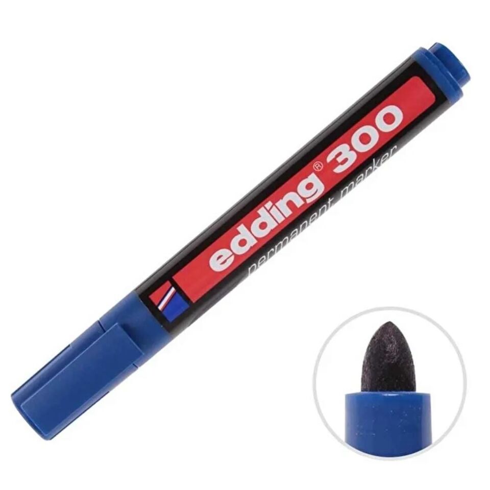 Edding 300 Koli Kalemi Mavi