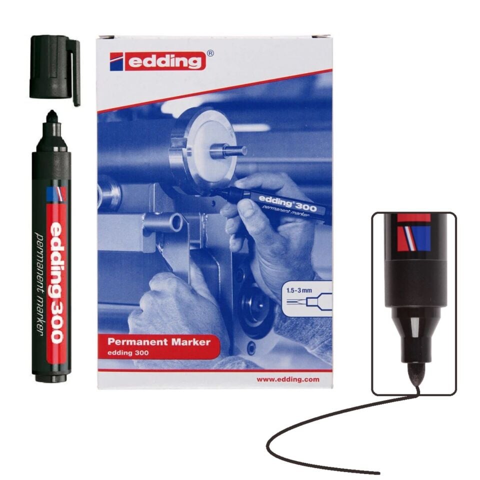 Edding 300 Koli Kalemi Siyah