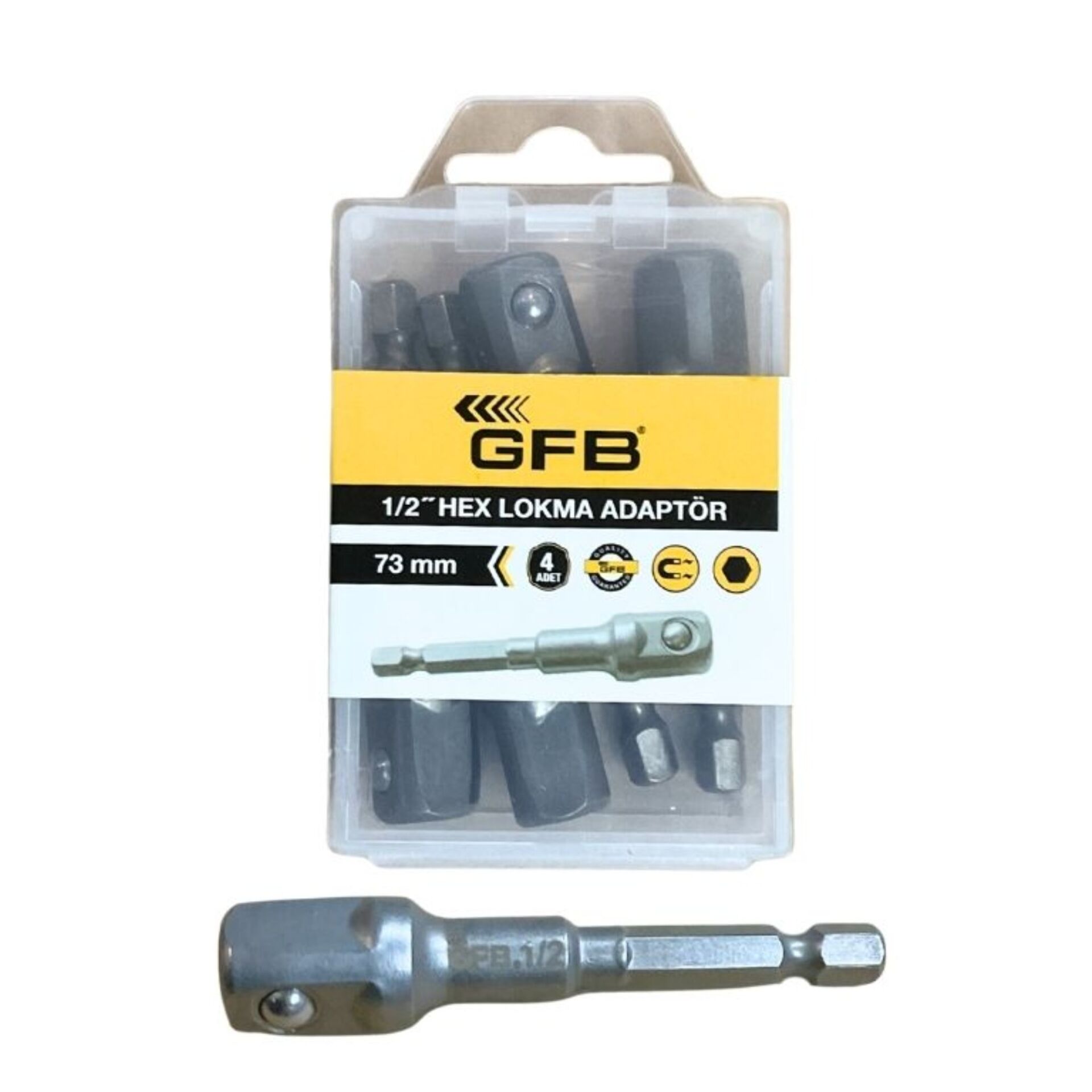 Gfb Hex Lokma Adaptörü 1/2x73 Mm 2565