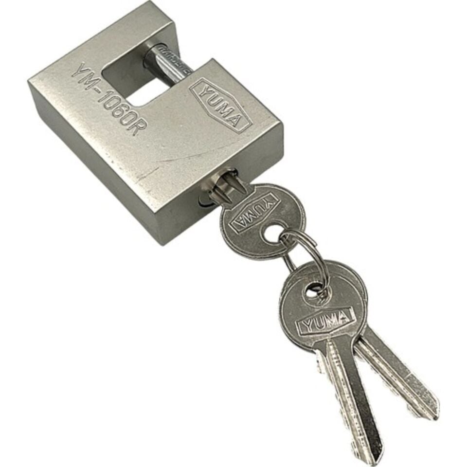 Yuma Kayar Milli Asma Kilit 60 Mm 1060r Nikel