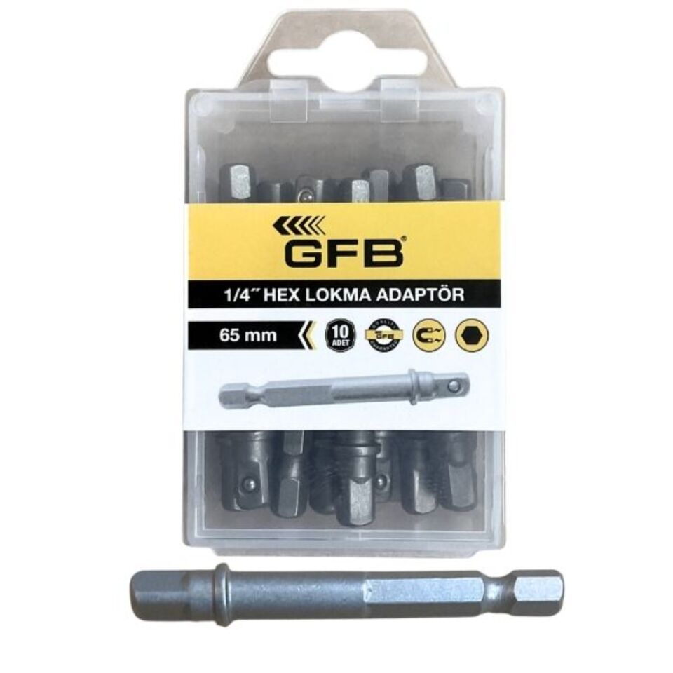 Gfb Hex Lokma Adaptörü 1/4x65 Mm 2566