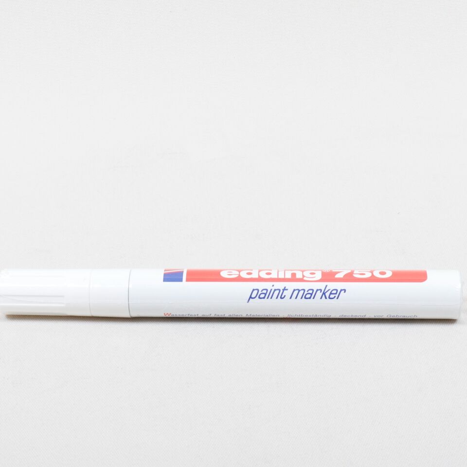 Edding 750 Tam Örtücü Boya Kalemi Beyaz