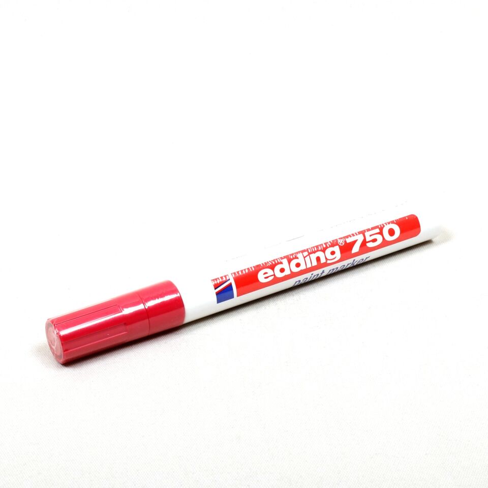 Edding 750 Tam Örtücü Boya Kalemi Kırmızı