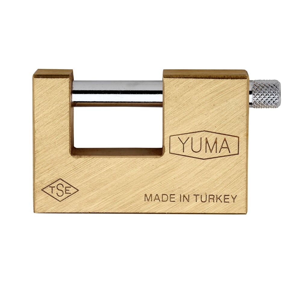 Yuma Kayar Milli Asma Kilit 79 MM YM-3079 Pirinç (6 Adet)