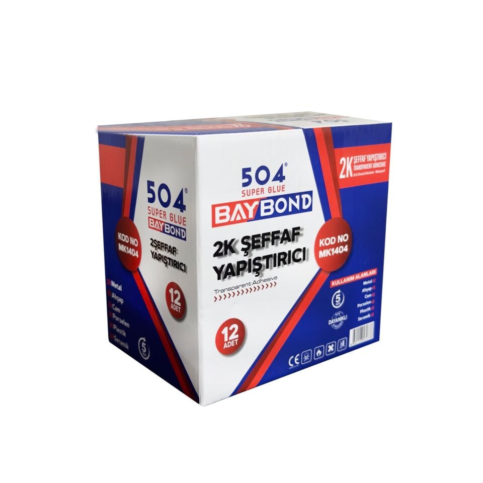 Baybond Mk1404 İran Yapıştırıcı 15 Gr Şeffaf