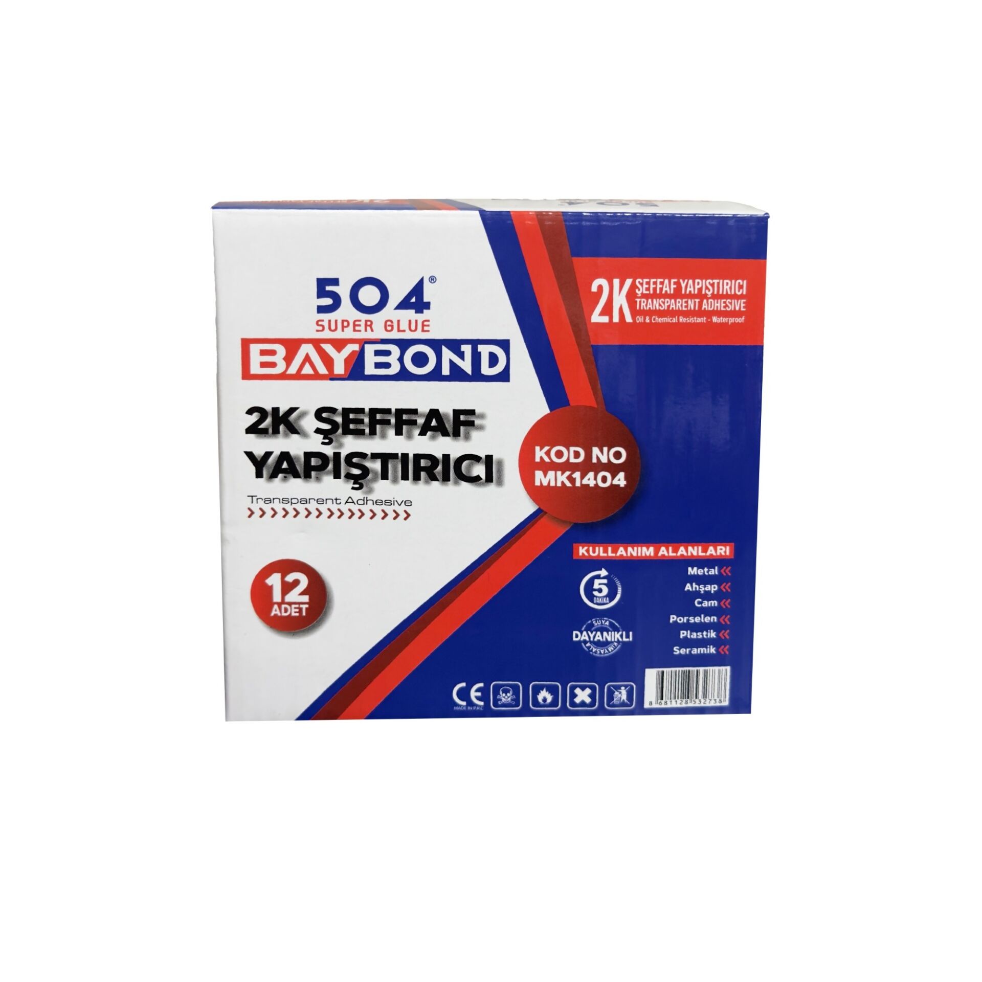 Baybond Mk1404 İran Yapıştırıcı 15 Gr Şeffaf