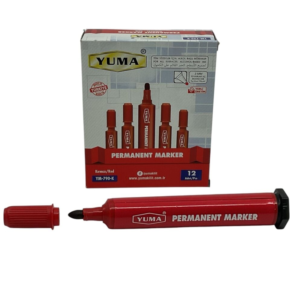 Yuma Koli Kalemi Kırmızı Ym-790-k