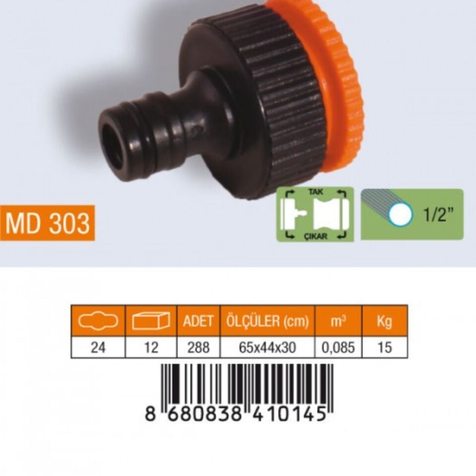 Medalyan Hortum Otomatik Musluk Bağlantısı Md-303