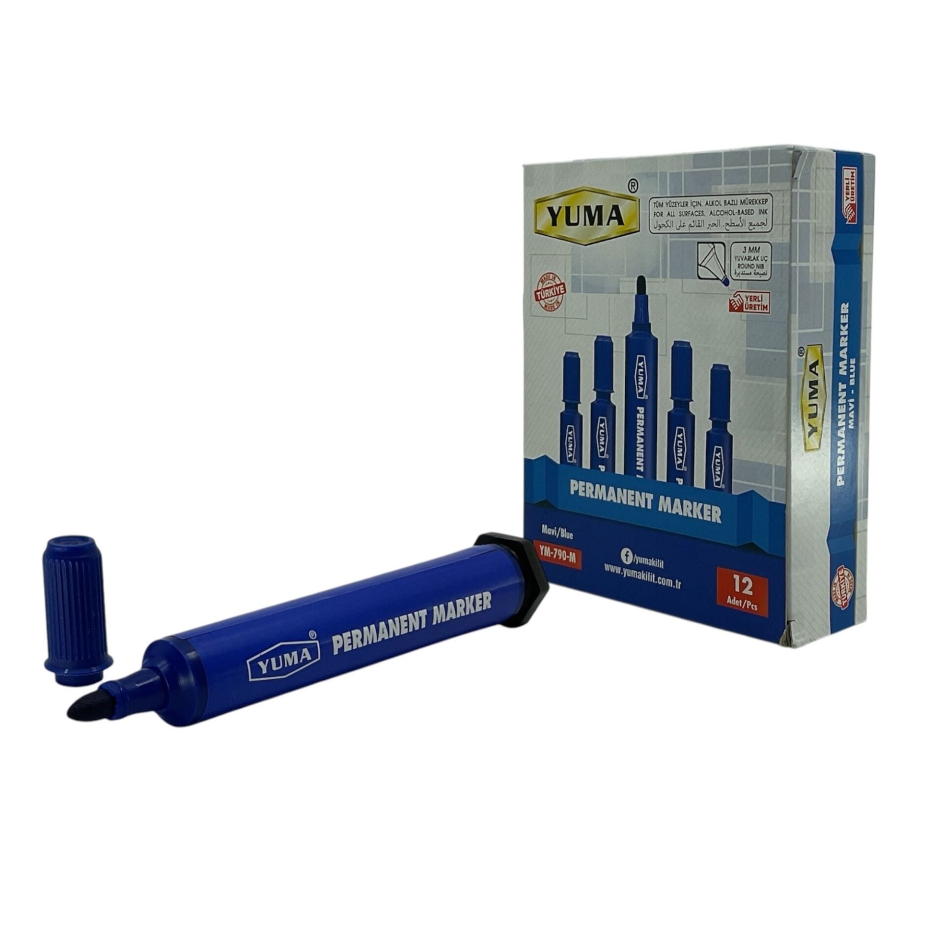 Yuma Koli Kalemi Mavi Ym-790-m