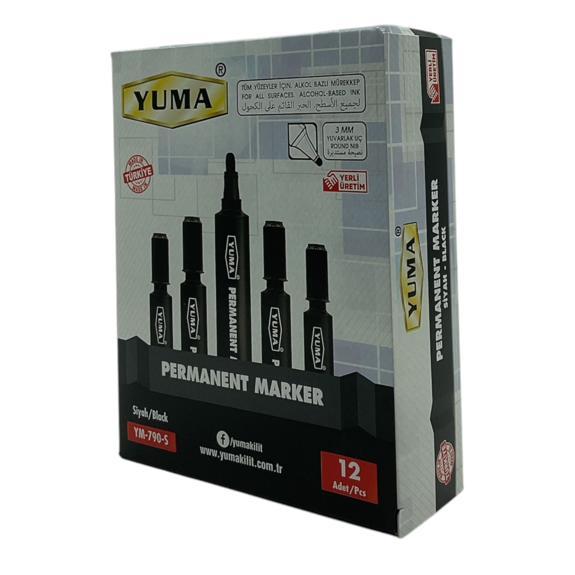 Yuma Koli Kalemi Siyah Ym-790-s