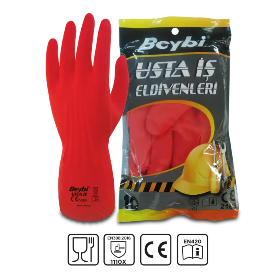 Beybi Usta İş Eldiveni No: 9.5 (25 Çift)