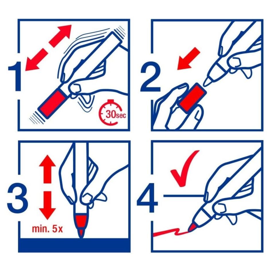 Edding 751 Tam Örtücü Boya Kalemi Beyaz
