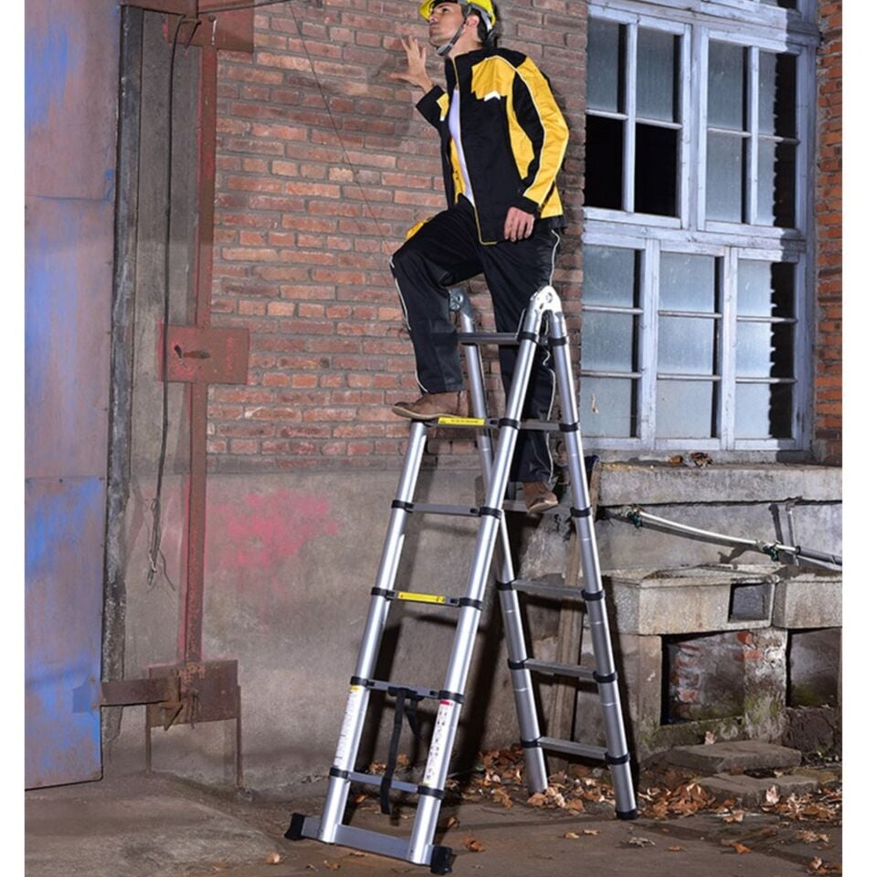 Packtech A Tipi Teleskopik Merdiven 1.9x2 (380 Cm)