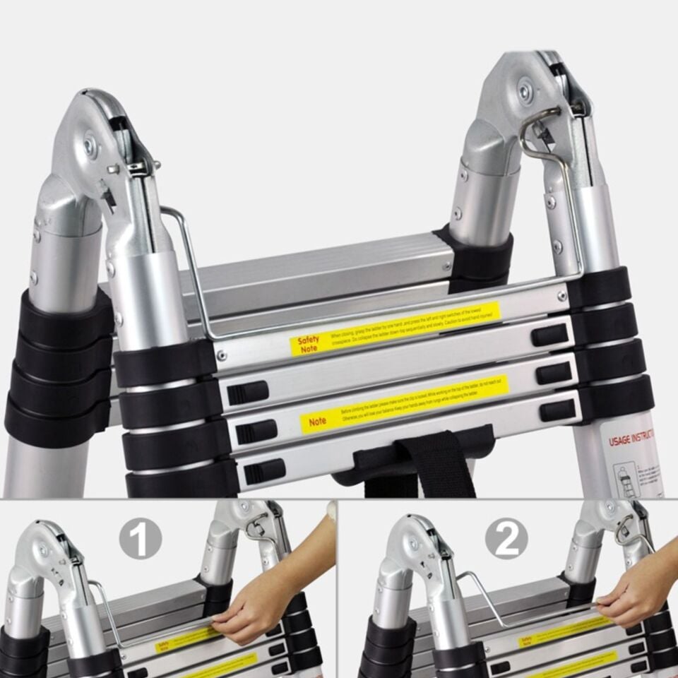 Packtech A Tipi Teleskopik Merdiven 2.2x2 (440 Cm)