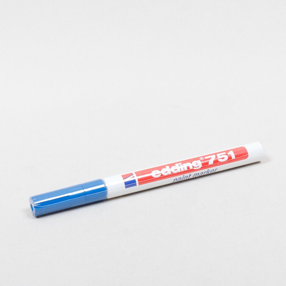 Edding 751 Tam Örtücü Boya Kalemi Mavi