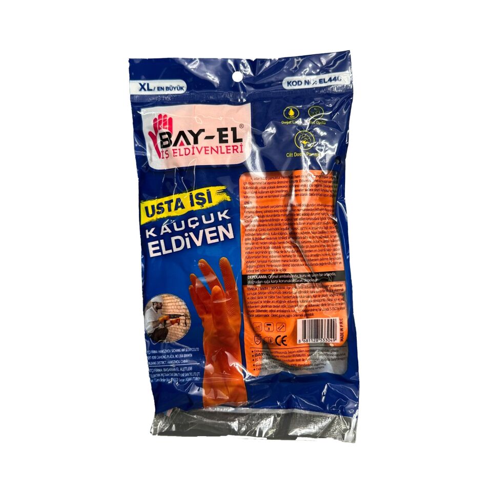 Bayel El440 Usta İş Korun Turuncu Eldiven No:10