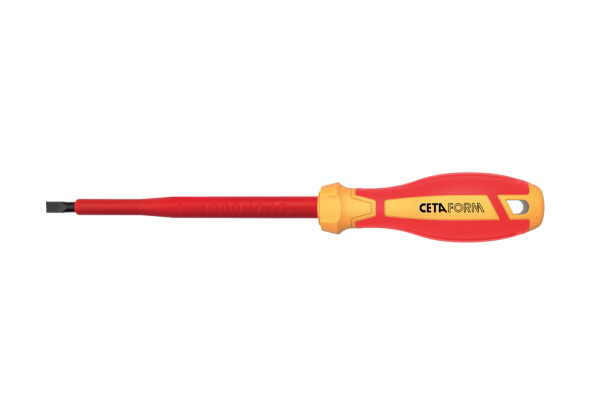 Ceta Form C-Plus 1000V Düz Uçlu Tornavida (VDE) 8.0 x 175 mm - G01-080-175