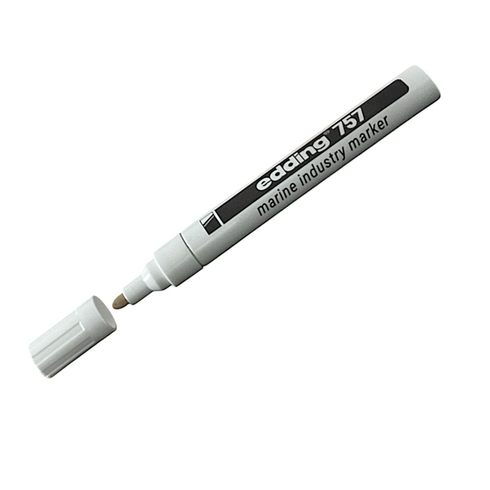 Edding 757 Tam Örtücü Boya Kalemi Beyaz
