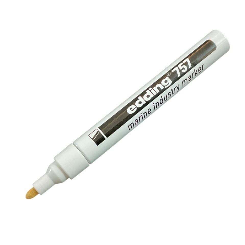 Edding 757 Tam Örtücü Boya Kalemi Beyaz
