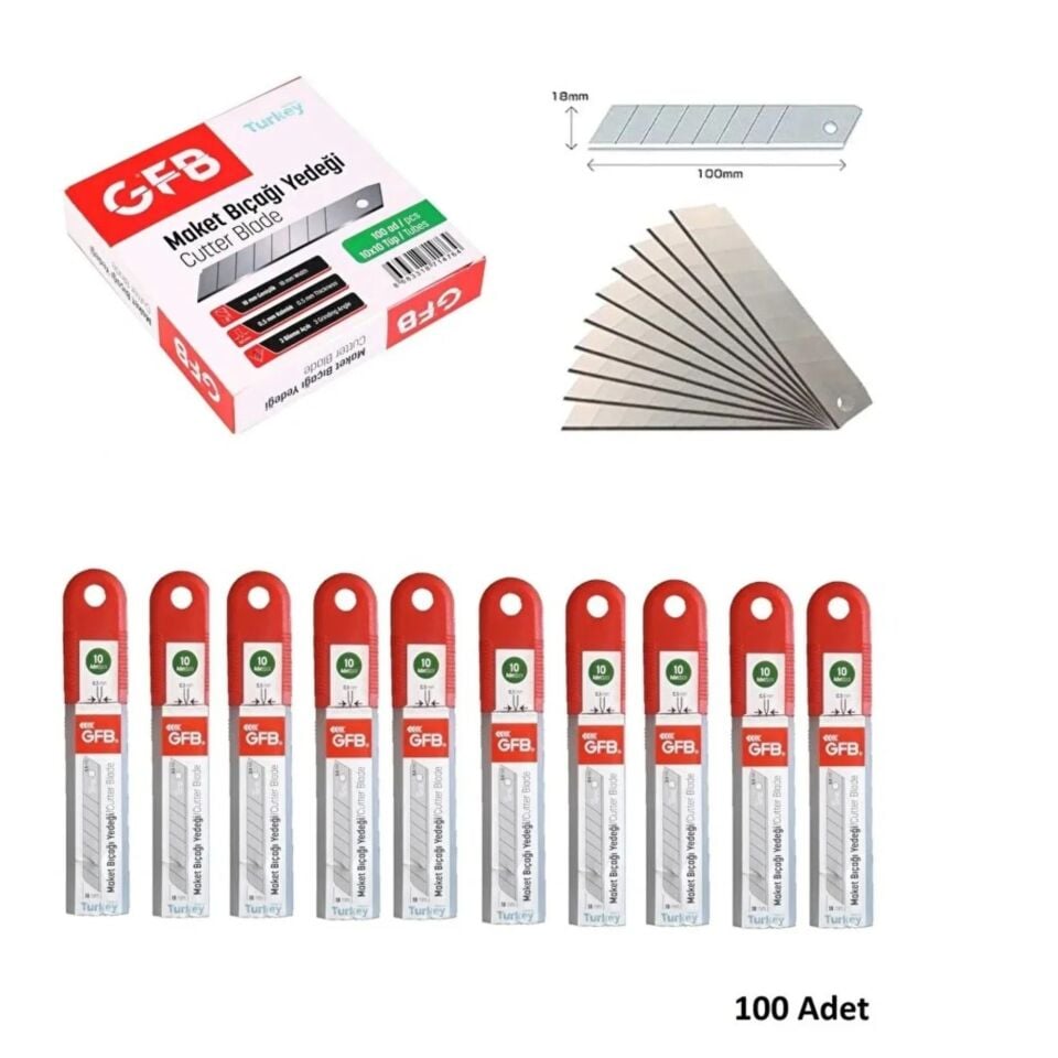 Gfb Maket Bıçağı Yedeği Geniş Sk5-pro Kod:4522