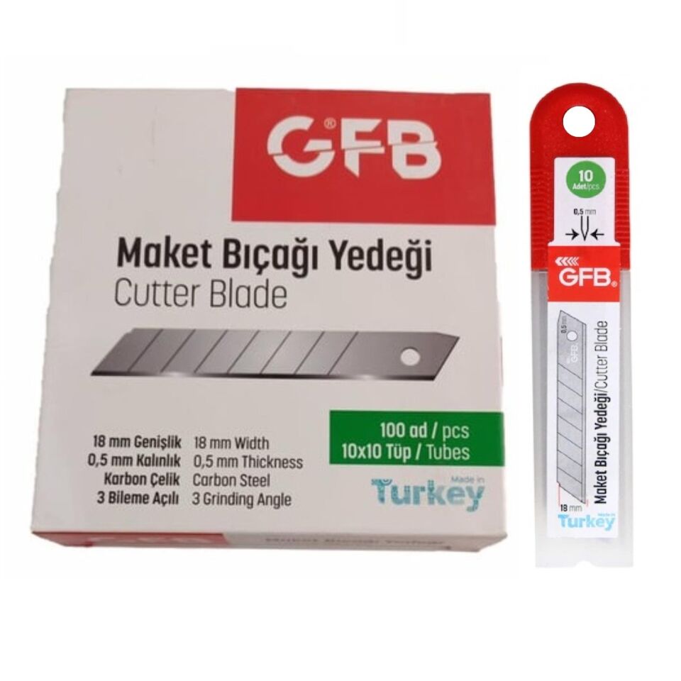 Gfb Maket Bıçağı Yedeği Geniş Sk5-pro Kod:4522