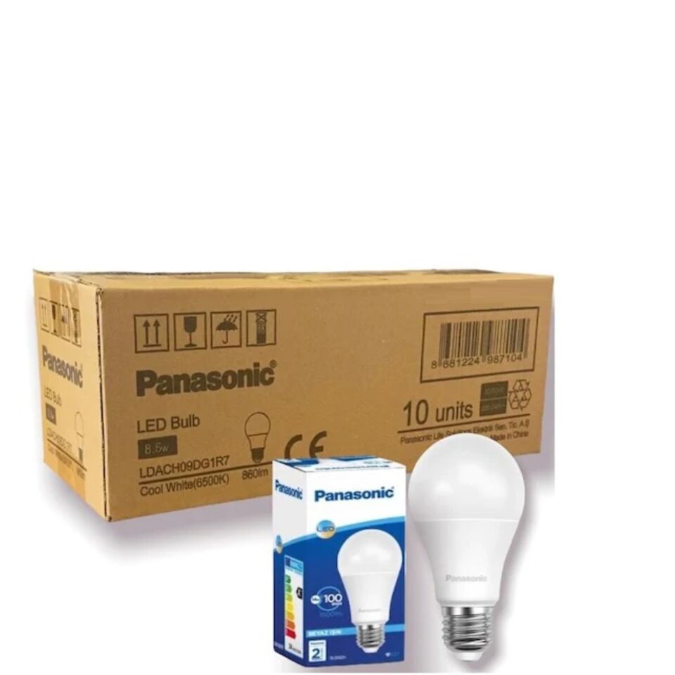 Panasonic Led Lamba 8.5w Beyaz E27 860lm 6500k