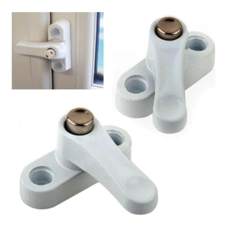 Yuma Pimli Güvenlik Mandalı Beyaz Ym-724d