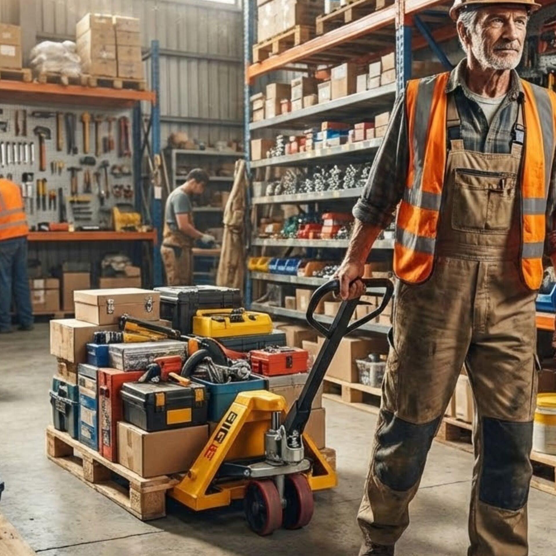 Biglift Transpalet Acer-25t Kırmızı Teker 2.5 Ton