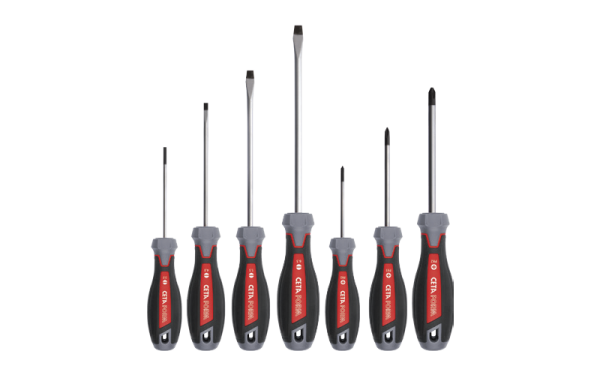 Ceta Form 7 Parça C-Plus Tornavida Takımı - Düz/Pozidriv - F99-702