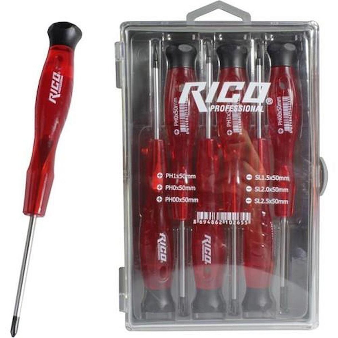 Rico 6 Pc Saatçi Tornavida 50 mm - 003-KK1967