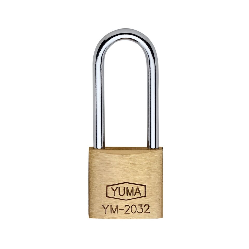 Yuma Pirinç Asma Kilit Uzun 32 Mm Ym-2032l