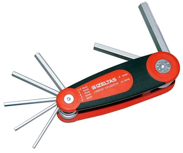 İzeltaş * 7 Lı (2,5-10)  Kaset Allen Anahtar Tk. - 4912003107