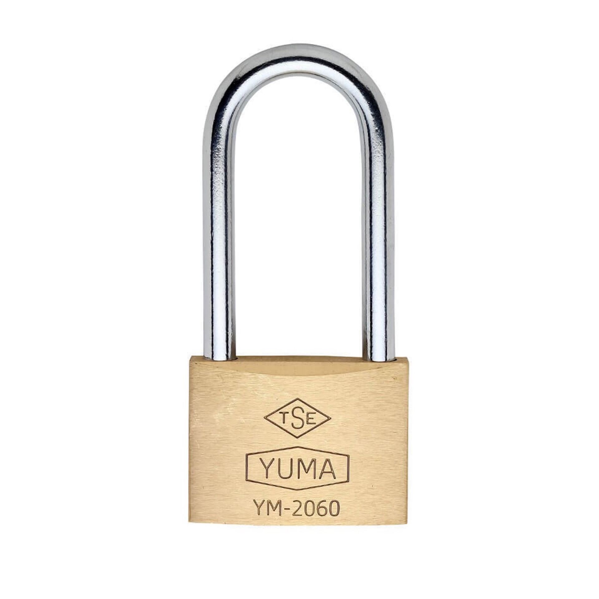 Yuma Pirinç Asma Kilit Uzun 60 Mm Ym-2060l