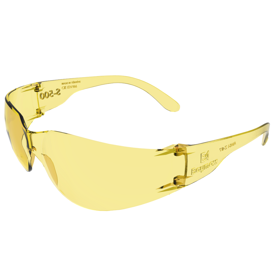 Baymax Dynamic Koruyucu Gözlük Sarı S-500 (çapak)