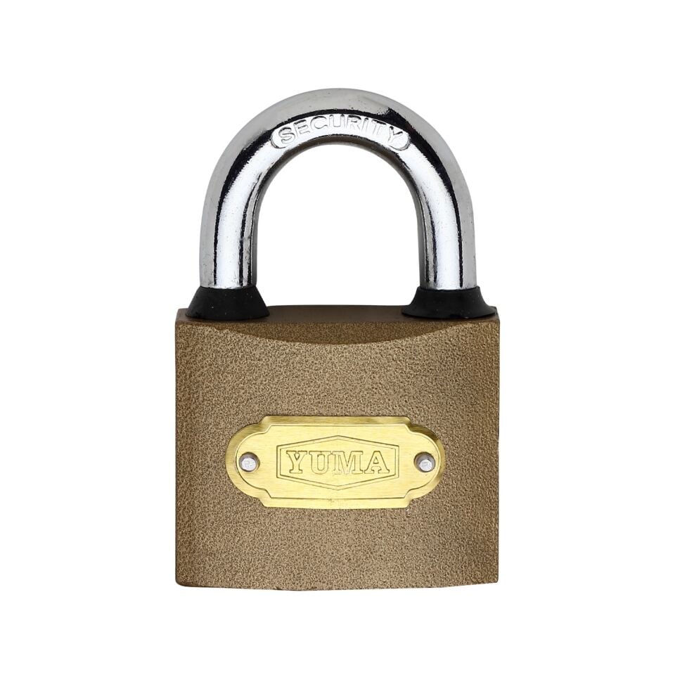 Yuma Sarı Kaplama Asma Kilit 32 Mm Ym-1032b