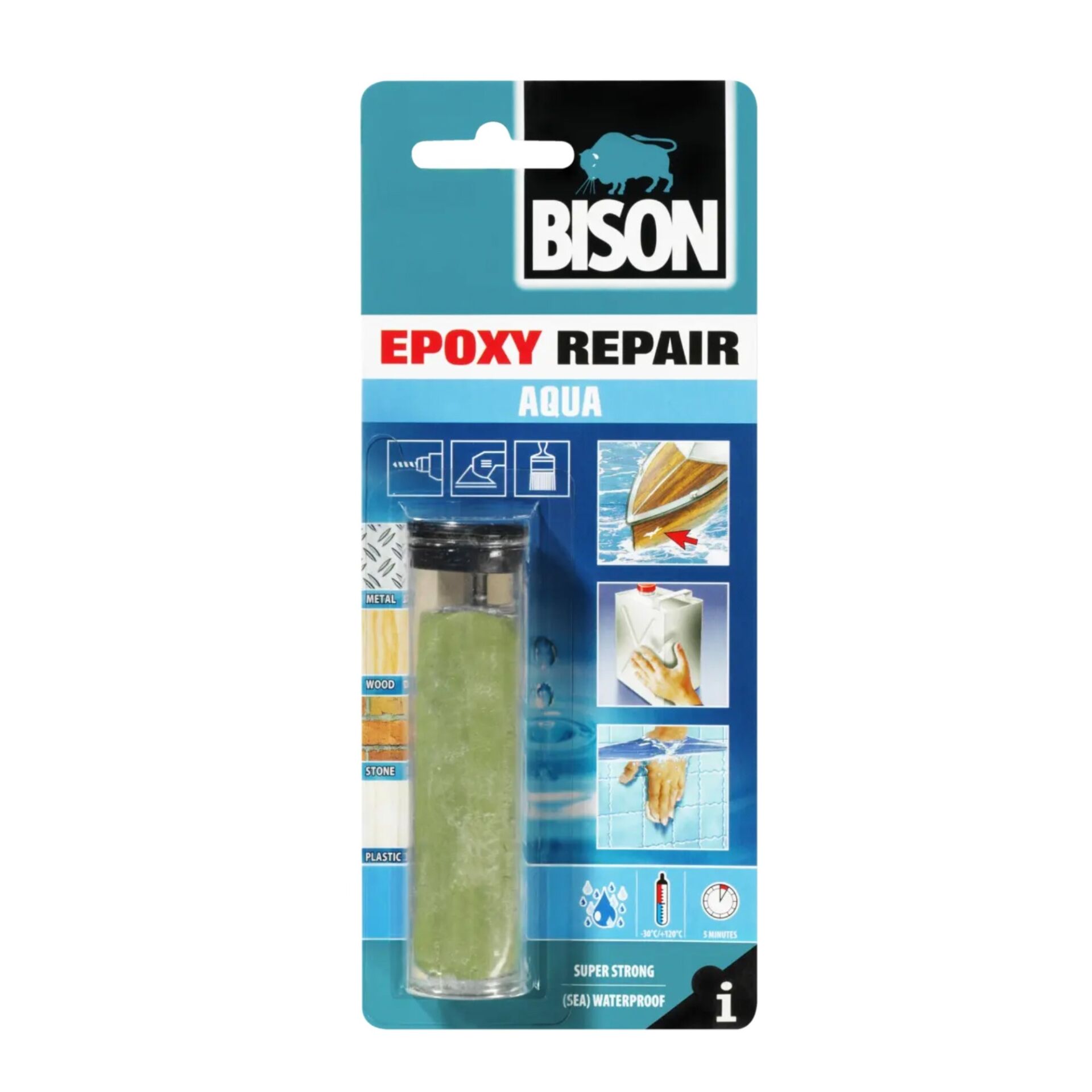 Bison Epoxy Tamir Macunu Aqua 56 Gr Çubuk