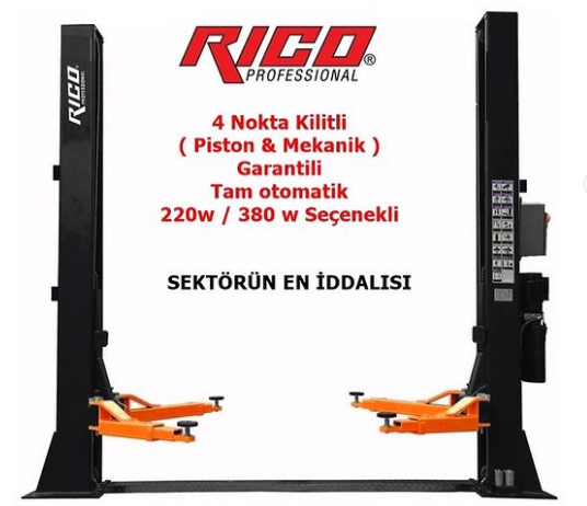Rico Araç Lifti 4 Ton Tam Otomatik - 025-TA0023