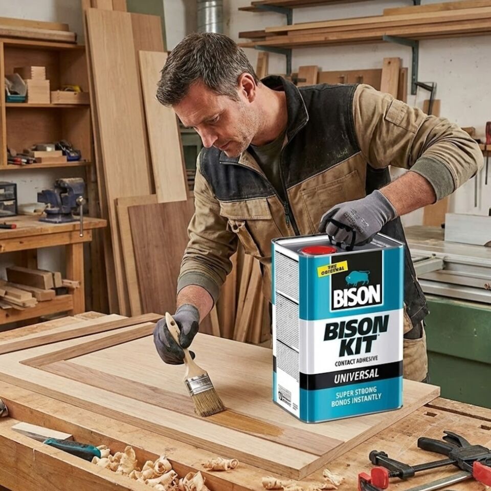 Bison Kit Kontak Yapıştırıcı Galon 2.5 Lt