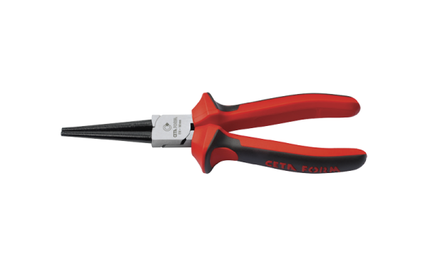 Ceta Form Yuvarlak Kargaburun (Polisajlı/PVC Daldırma Sap) 160 mm - E18-41-0160