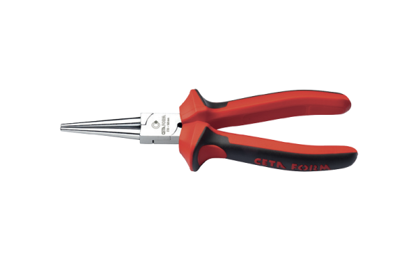 Ceta Form Yuvarlak Kargaburun (Parlak Krom/PVC Daldırma Sap) 160 mm - E18-11-0160