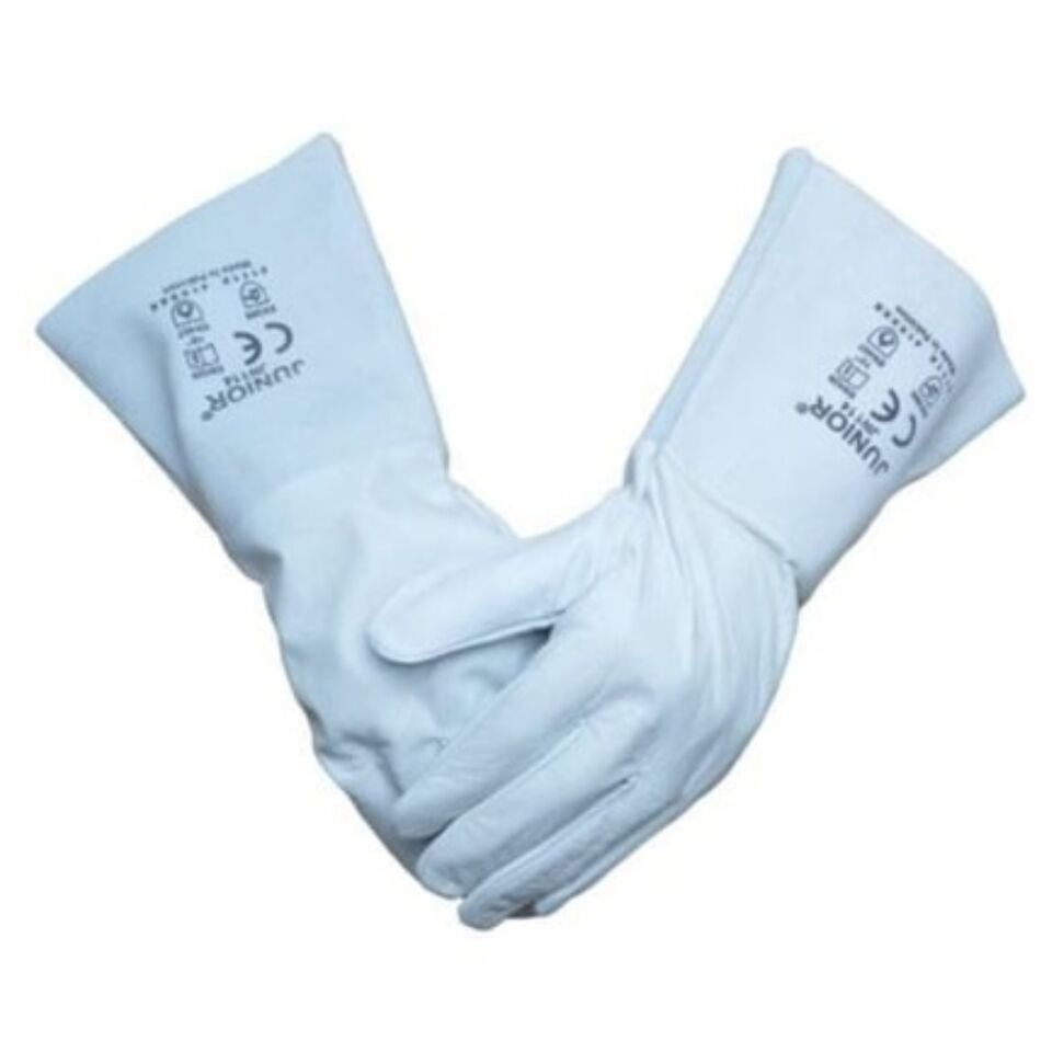 Junıor Argon Eldiveni Beyaz No:10